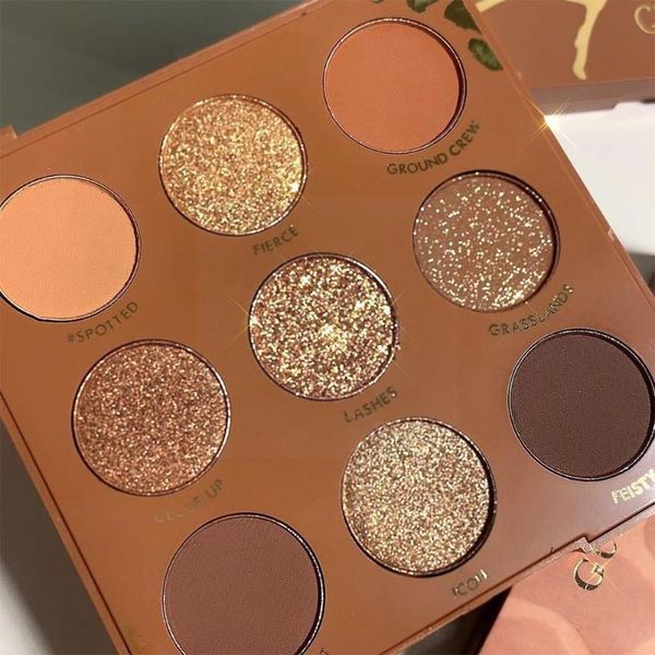 

eye shadow 9 colors rich warm chocolate wild child eyeshadow palette matte makeup glitter brown nude shimmer pi q1z6