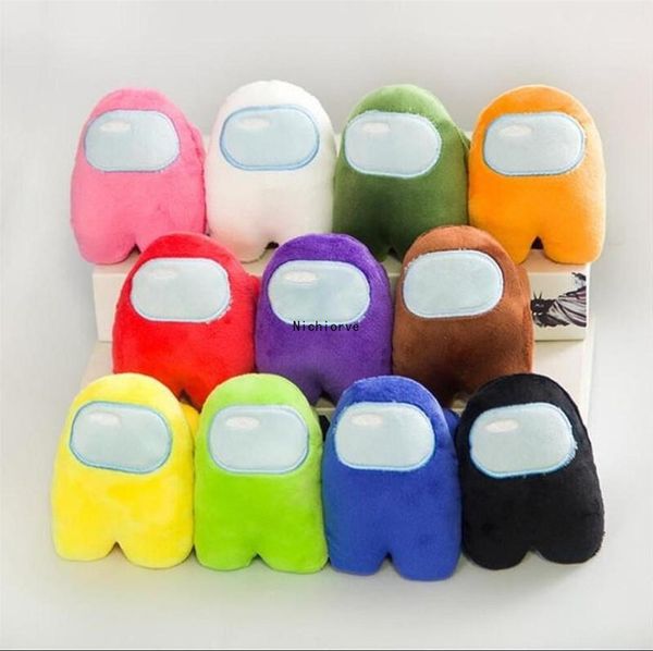 

1pc 12 colors small soft plush among us game plush toy 10cm cute new game stuffed doll plushie kid playmate toys christmas gifts fy7310