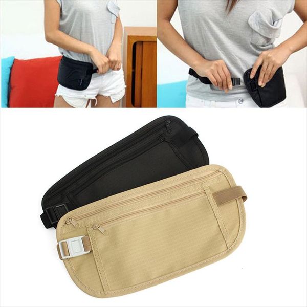 

cloth waist travel pouch bag hidden wallet passport money belt secret security useful chest packs