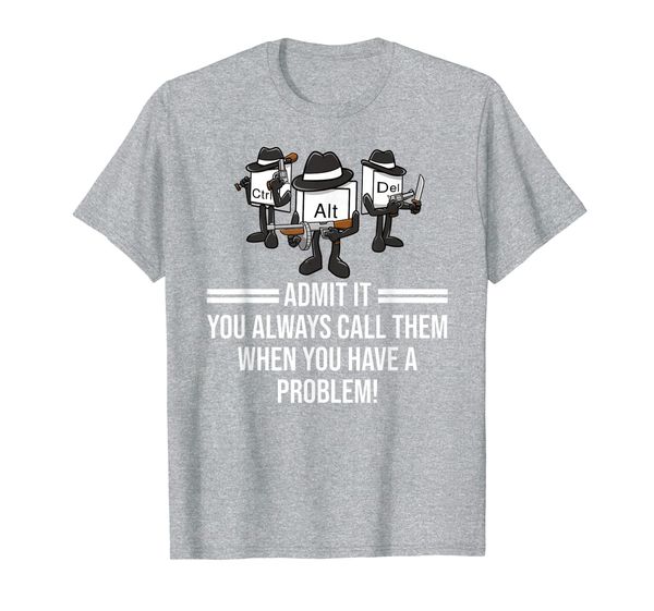 

ctrl alt delete shirt for a computer nerd, White;black
