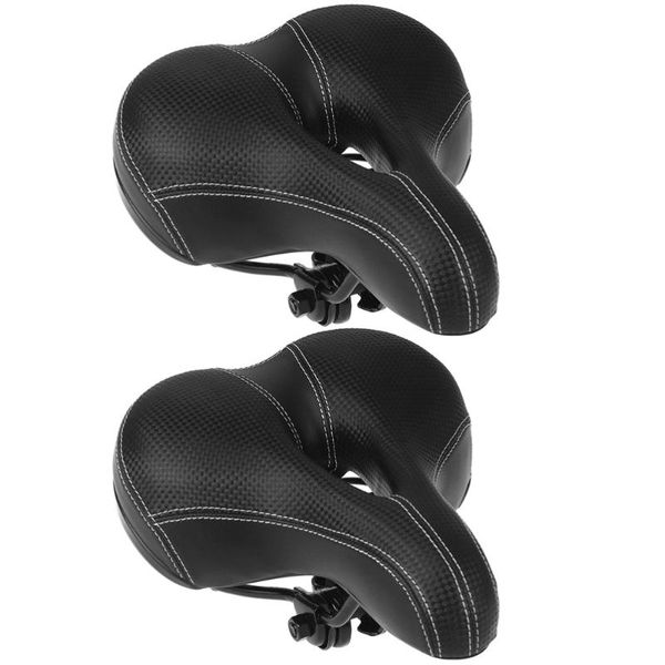 

bike saddles 2pcs saddle widened thickened spring seat cycling cushion pad