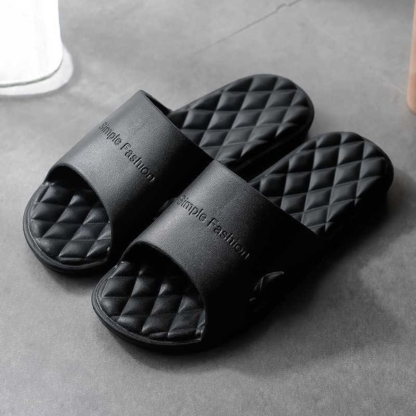 

new style bath massage bathroom antiskid soft bottom slippers, Black