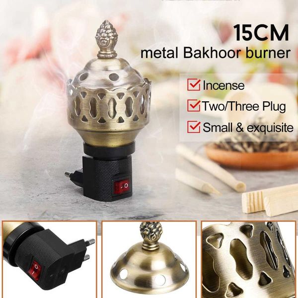 

sachet bags electric incense burner hollowed essential oil lamp floral decorated desk home decor 220v-240v
