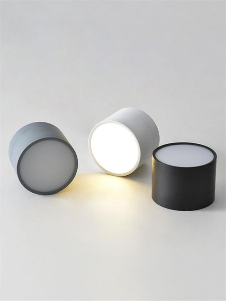 

ceiling lights nordic cylindrical black white bedroom light modern bathroom corridor single aluminum lamps fixtures