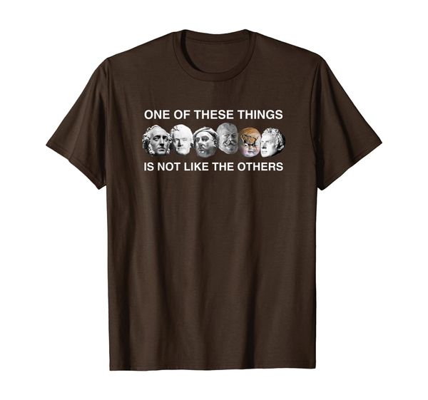 

creepy doll head funny line-up one is not the same gift t-shirt, White;black