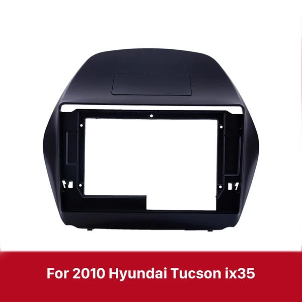 Quadro de rádio do carro 2din 10,1 polegadas para 2010 Hyundai Tucson IX35 OEM Estilo Fascia Painel de TRINK FRAME Kit de instalação