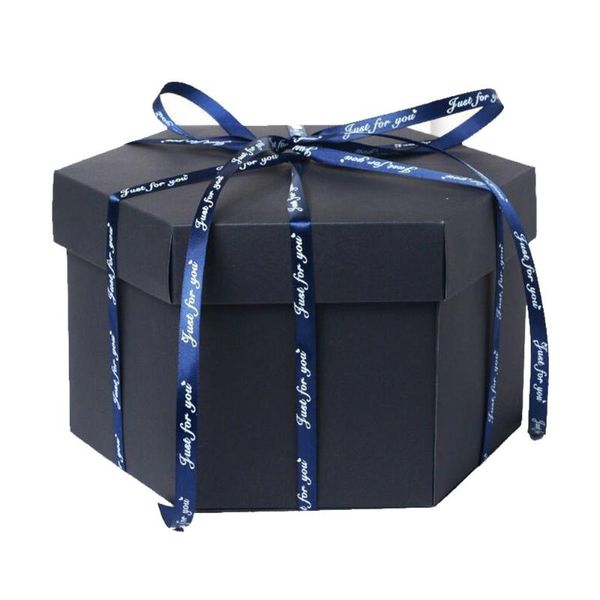 

gift wrap surprise hexagon box diy scrapbook multilayer po creative birthday valentine anniversary wedding