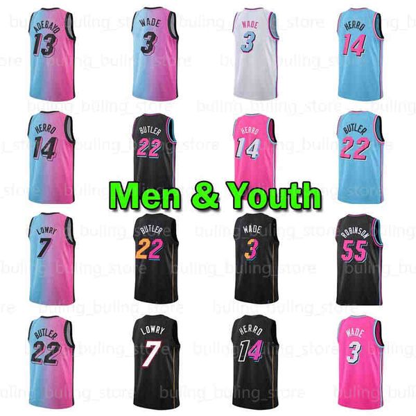 

Jimmy 22 Butler Basketball Jersey Dwayne 3 Wade Kyle 7 Lowry 75th Anniversary Tyler 14 Herro Heats Dwyane Bam 13 Ado Duncan 55 Robinson Miamis Kendrick 25 Nunn Kids, Men new jersey(r h)+patch