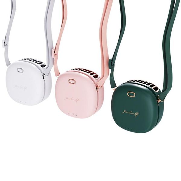 

portable hanging neck waist fan usb rechargeable 3 speed adjustable air cooler handheld personal cooling for travel sports u1je electric fan