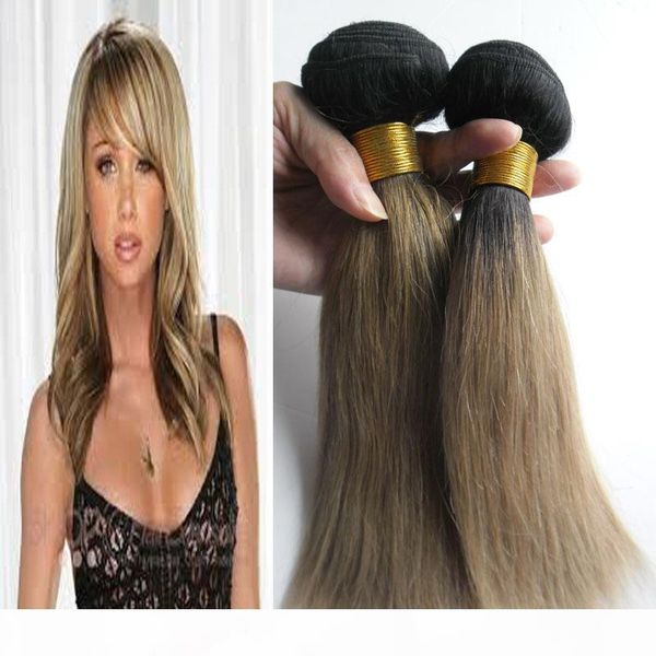 

brazilian straight hair weave bundles 200g 100% remy hair weave bundles 2pcs t1b gray ombre grey hair weave, Black