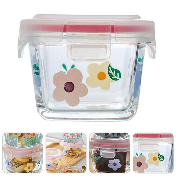 

durable sealed snack box snack case practical jam box (120ml)