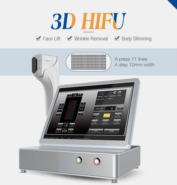 

2020 new 4d hifu 12 lines 20000 s high intensity focused ultrasound hifu face lift wrinkle removal for face and bod slimming machine