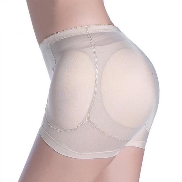 

model body shape toninghip rich hip raising underwear middle waist invisible removable piece sponge pad fake increasing lifting pants