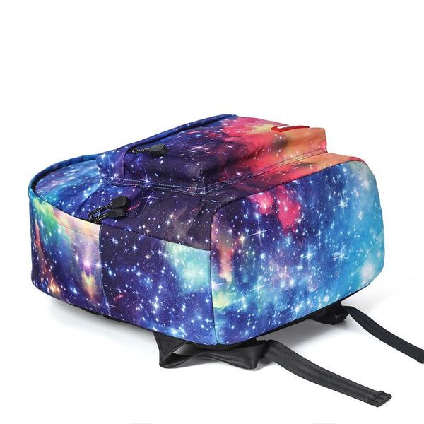 

outdoor bags women backpack 2021 breathable printing star sky shoulder bag college style student girl with the zipper
