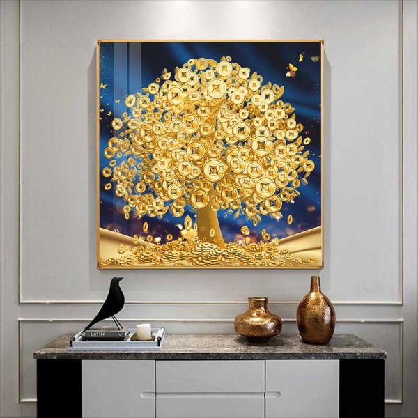 

diamond painting 5d diy paintingÂ money tree mosaic embroideryÂ golden pattern cross stitch handicraftÂ home decor wall art