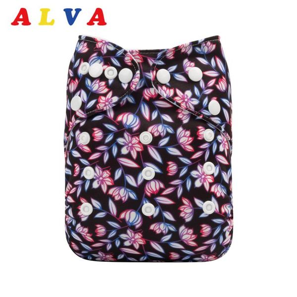 

alvababy environmental friendly cloth diaper for babies 3kg-15kg with 1pc microfiber insert
