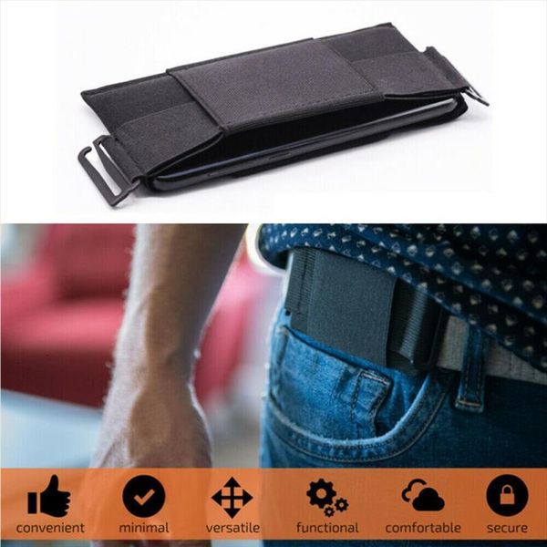 

ultrathin pouch waist minimalist invisible bags wallet fashion cool mini key card phone