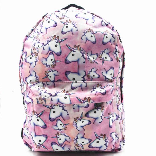 

backpack unicorn student bag travel 3d printing fashion