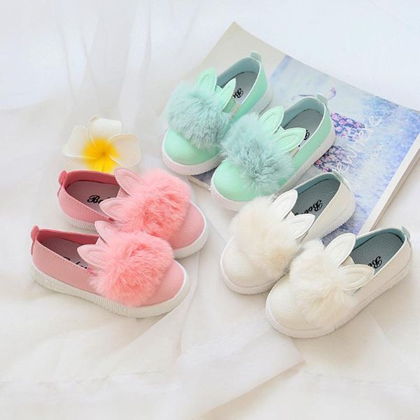 

new girls' single shoes korean casual big ears fashion baby shoes children's casual princess trend, Black;red