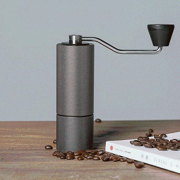 

manual coffee grinders timemore upgrade chestnut c2 aluminum grinder stainless steel burr mini milling