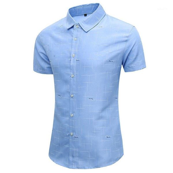 

men's casual shirts loldeal summer shirt men fashion geometric printed short sleeve, White;black