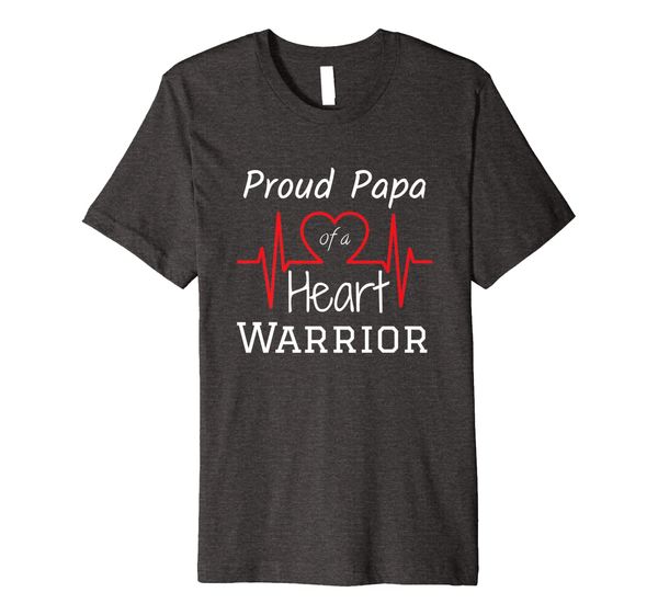

CHD Heart Warrior Papa Shirt Congenital Heart Defect HLHS, Mainly pictures