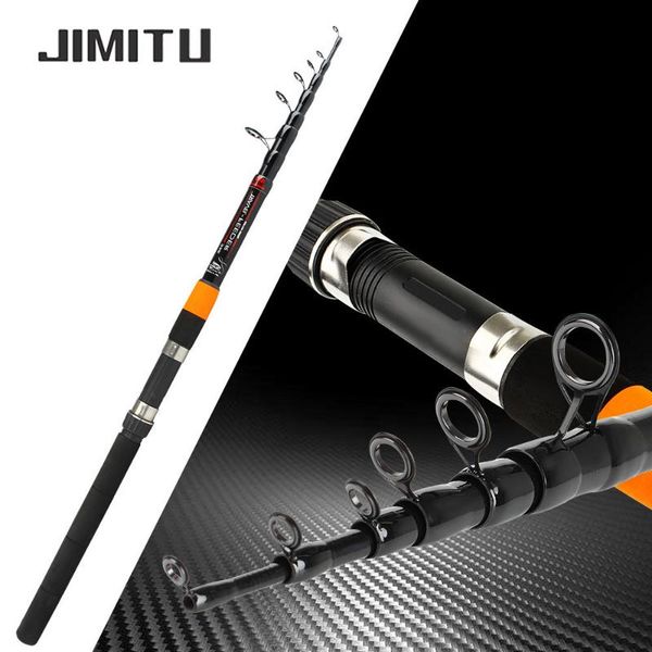 

boat fishing rods jumitu brand carbon sea rod 3.0-3.9m super hard long cast travel rock
