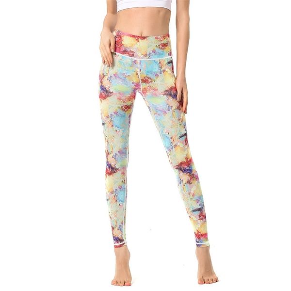 

quick dry breathable fitness push up leggings women animal printing high waist elasticity gym workout 210604, Black