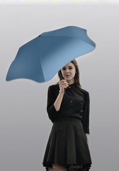 

umbrellas creative round corner umbrella automatic shrinking and folding