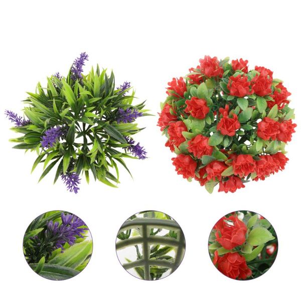 

2pcs artificial plant adornment decorative flower ornament simulation plant