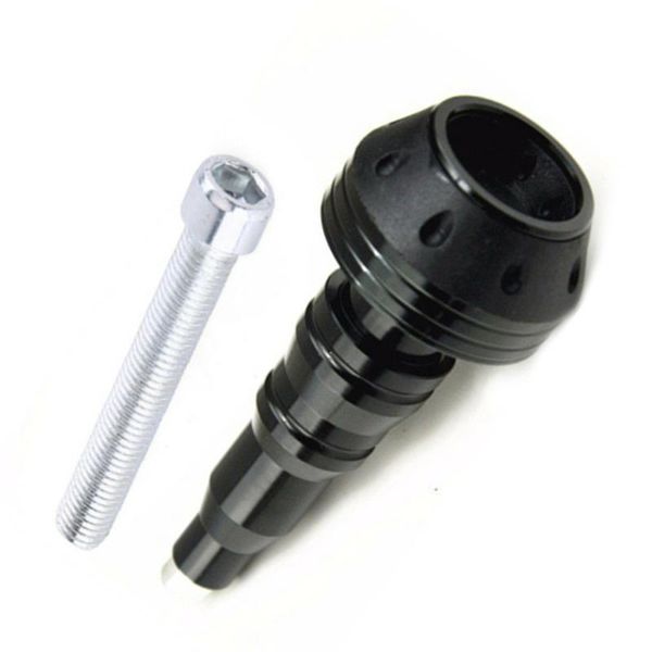 

motorcycle bike frame slider collision trip protector anti crash black pedals