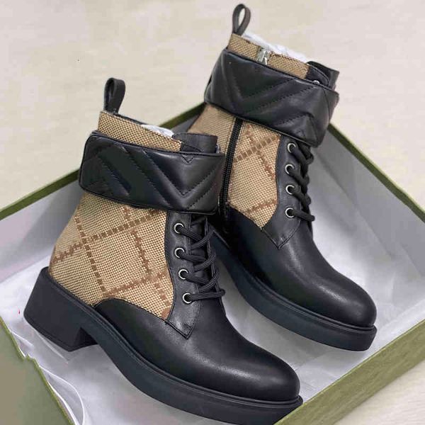 

boots leather women laureate platform desert boot martin white bee star trail lace-up ankle winter booties high heels with box 9p0u, Black