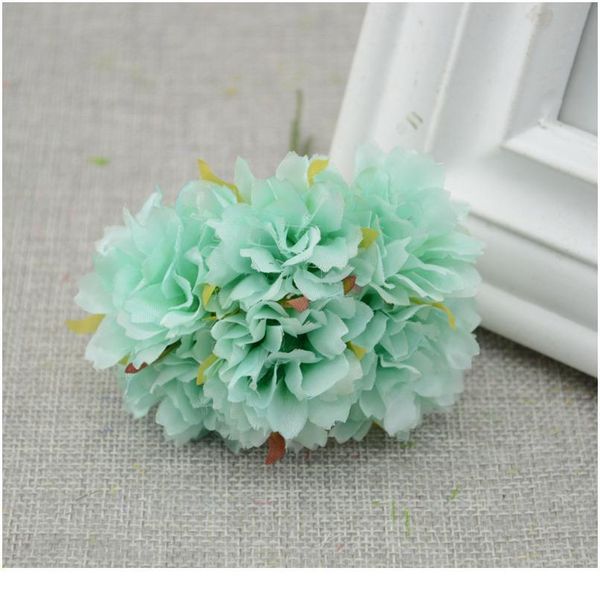 

6pcs/lot silk artificial flower stamen scrapbooking bouquet flower wreath material marriage leaves stamen wedding box de qylhni