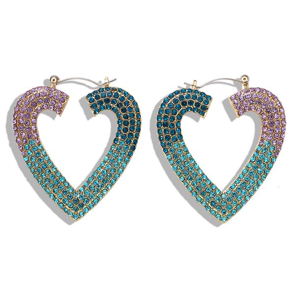 

new fashion and exquisite heart earrings, Silver
