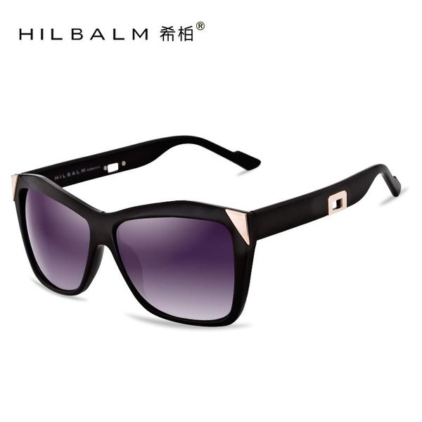 

sunglasses hilbalm fashion square female big black gradient mirror shades ladies, White;black