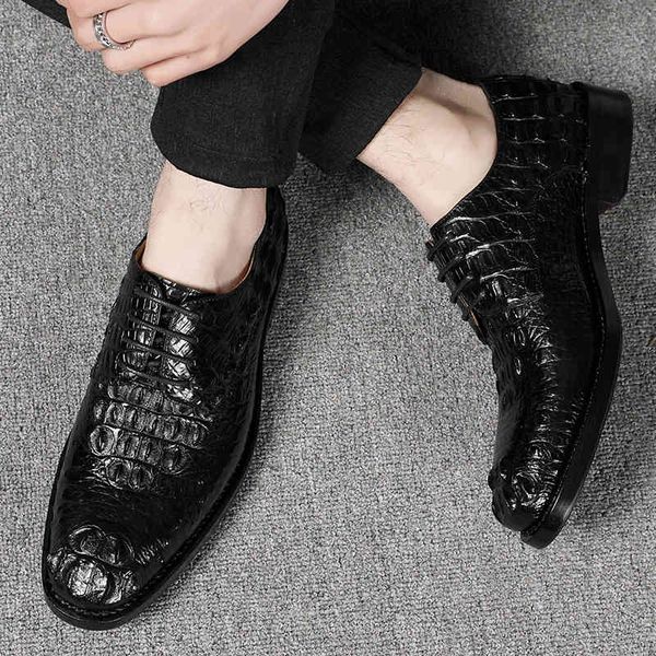 

tiger wolf lion round head back leather men's shoes private drs busins, Black