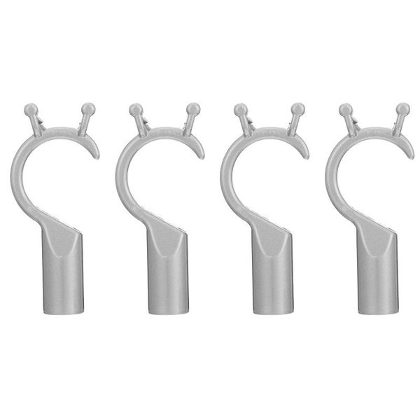 

shower curtains 4pcs support clothes pole head rod connector fetching