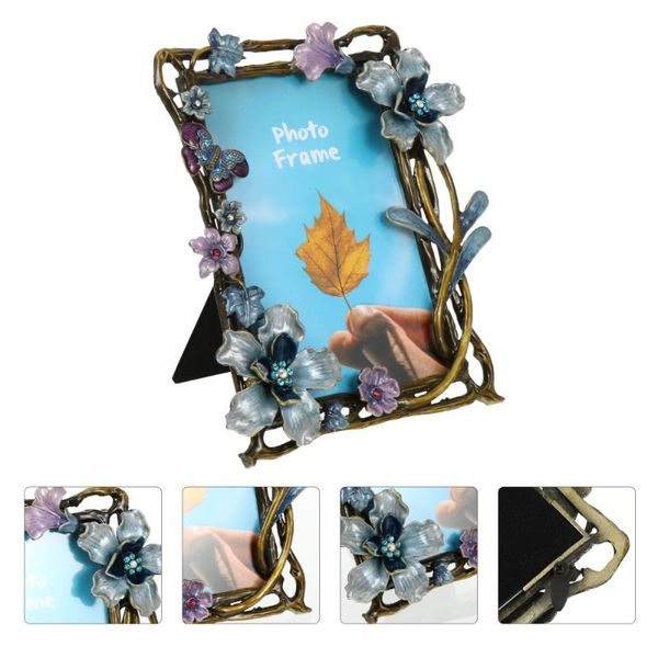

retro p frame deskmetal picture frame creative 3d flower p holder