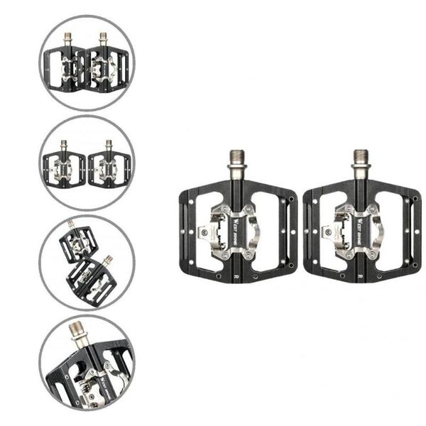 

bike pedals hollow aluminum alloy high strength road bicycle pedal for mtb