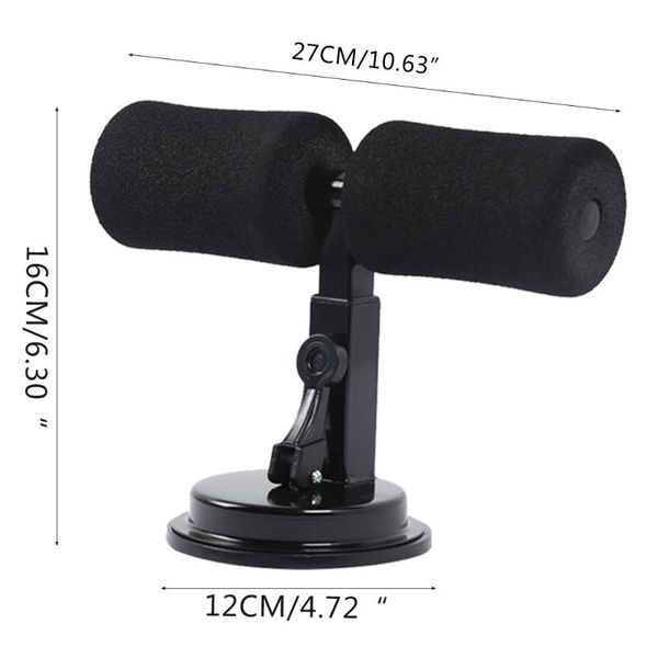 

ankle support sit up bar for floor, portable assistant device, adjustable with sit-up foot holder, fitness abs tool k3nc, Blue;black