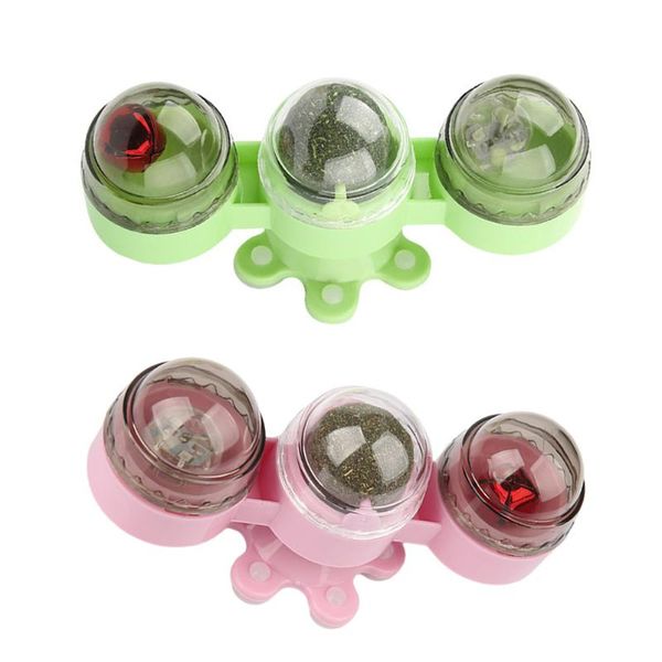 

cat toys 2pcs pet electric rotation molar interactive supplies