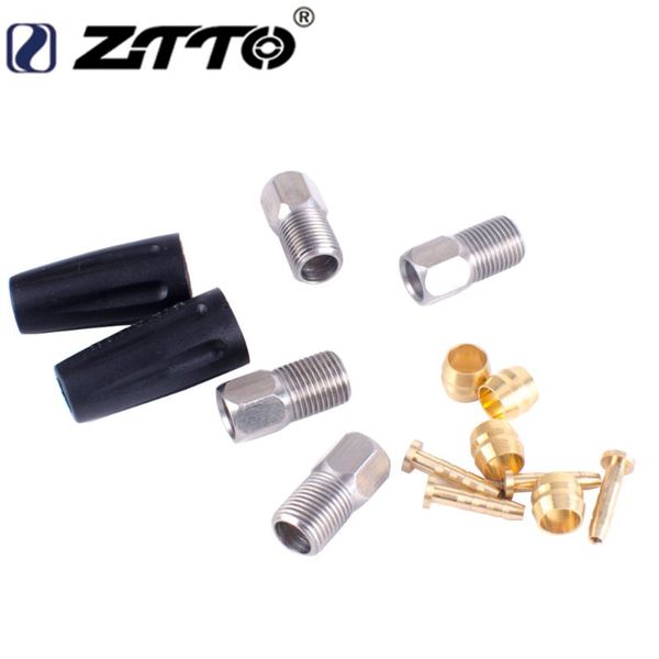 

bike brakes ztto mtb bicycle bh59 cable hose set mountain olive connector insert connecting bolt bleed kit parts