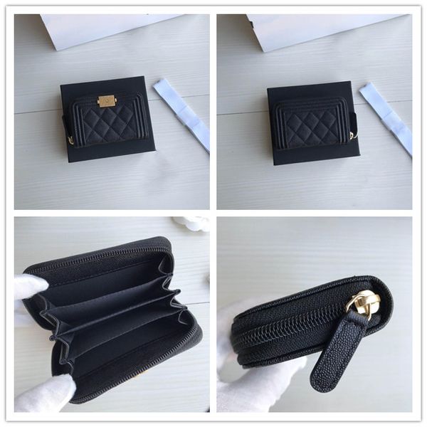 

sold genuinel leather luxurys designers women wallets classic womens shoulder bag wallet with box fashion mens purses credit card holder pas, Red;black