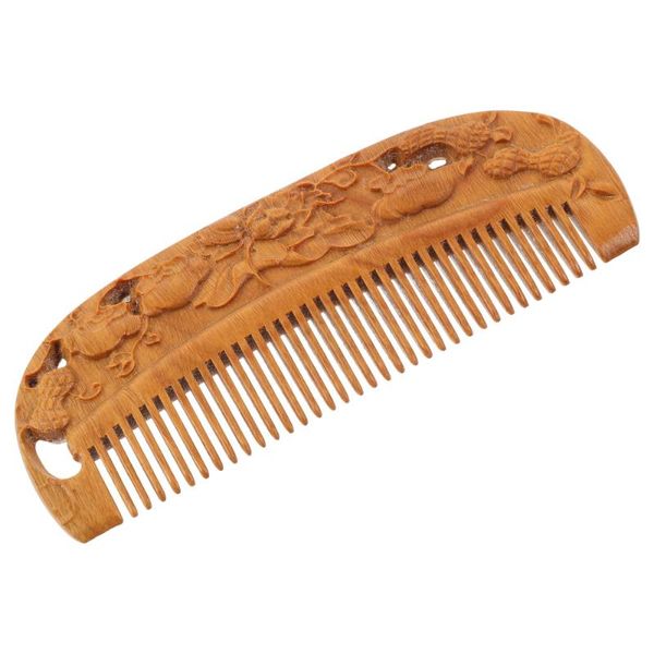 

hair brushes 1pc detangling comb natural wooden decorative home salon, Silver