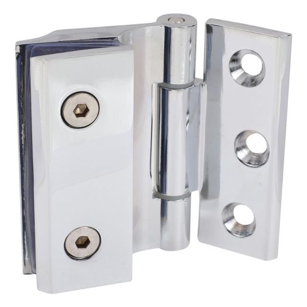 

hooks & rails 1 set glass door hinge zinc alloy cabinet kit flexible