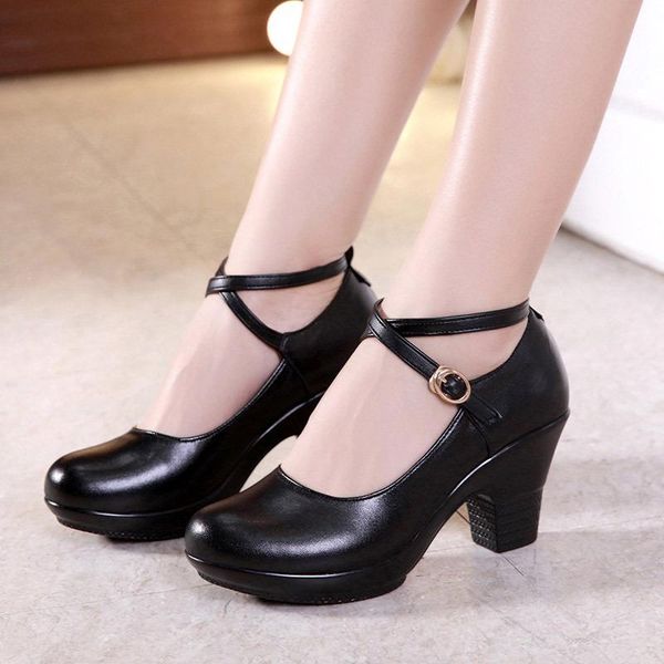 

dress shoes fashion women high heel pumps oxfords red/black crystal party platform round toe dance 7cm