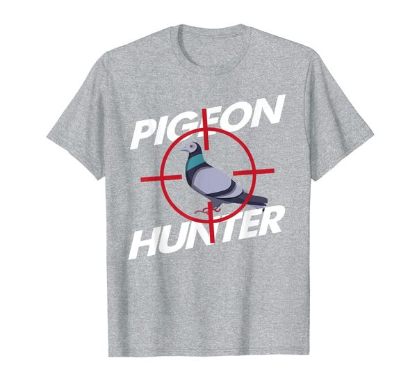 

pigeon hunter | cool searching pigeon gift t-shirt, White;black