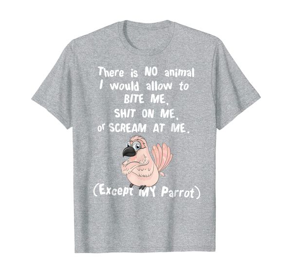 

Moluccan Cockatoo Parrot Biting, Shitting, Screaming T-Shirt, Mainly pictures