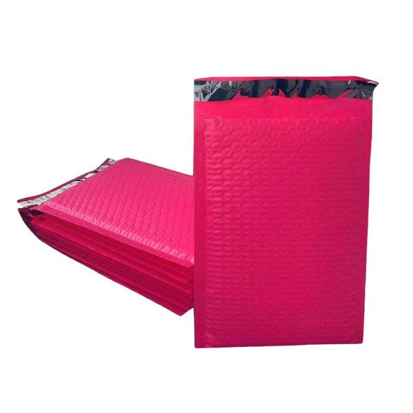 

50pcs/set rose red self seal bubble mailers 6x10.6 inches padded envelopes packing bags