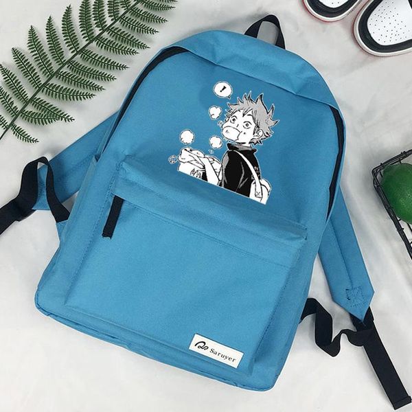 

backpack oya haikyuu karasuno bolsas mochilas bags kawaii fashion school travel men mujer